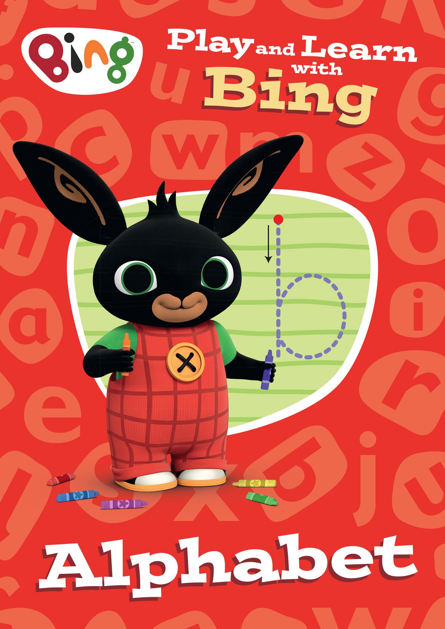Play and Learn with Bing Alphabet: Bing-themed educational activity book for pr