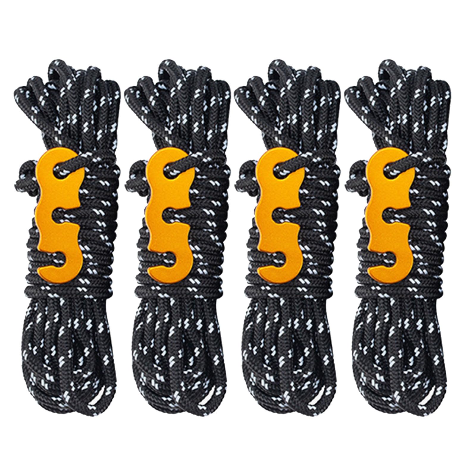 Guy Rope 3mm Tent Guy Line 13ft Reflective Cord Line Tent Guide Rope Awning Camping Reflective Tent Guy Rope
