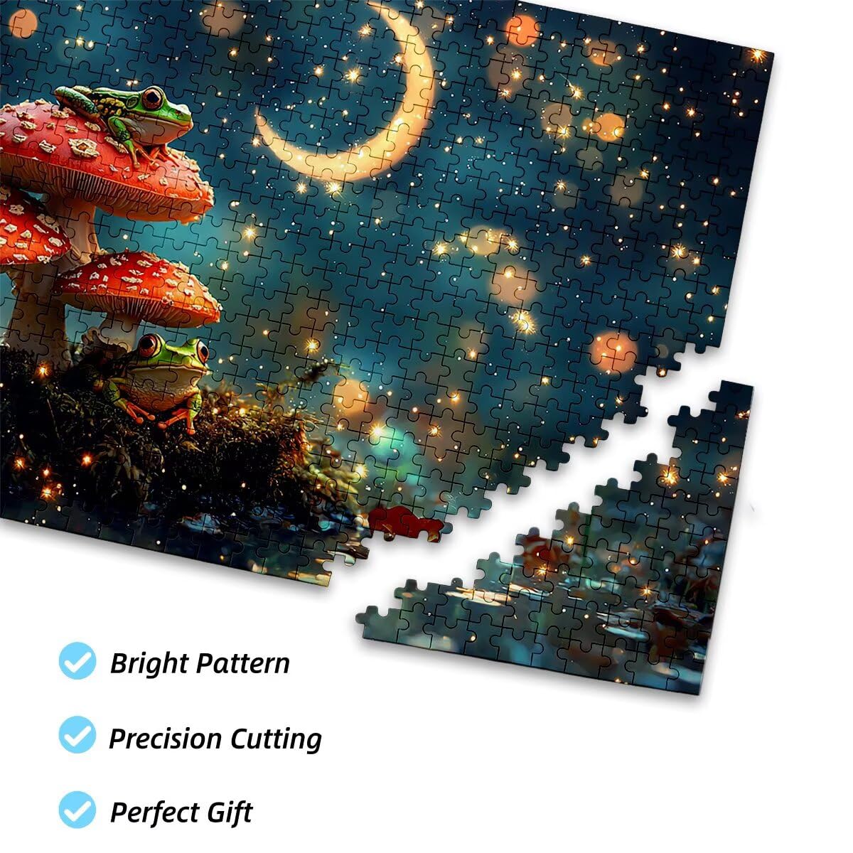 Puzzle 5000 sztuk Fantasy Puzzle Grzyb Wymiary 156 x 105 cm Puzzle dla Dorosłych Kreatywna Rozrywka Zabawna Klasyczna Puzzle Zabawki Edukacyjne Oryginalne Prezenty Dla Kobiet H-78