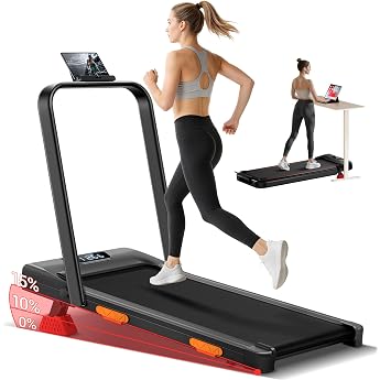 CURSOR Laufband f&uuml;r Zuhause Klappbar mit Steigung 15%, 10KM/H Laufb&auml;nder, Treadmill for Home mit 3,0-PS-Motor, MAX 136KG