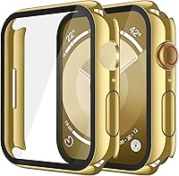 Vista 27 de Misxi - Juego de 2 fundas de policarbonato con protector de pantalla de vidrio templado compatible con Apple Watch Series 3 y Series 2 de 38mm