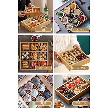 Amazon｜Nicffdi 木製トレー 北欧 長方形 御洒落 お盆 木製