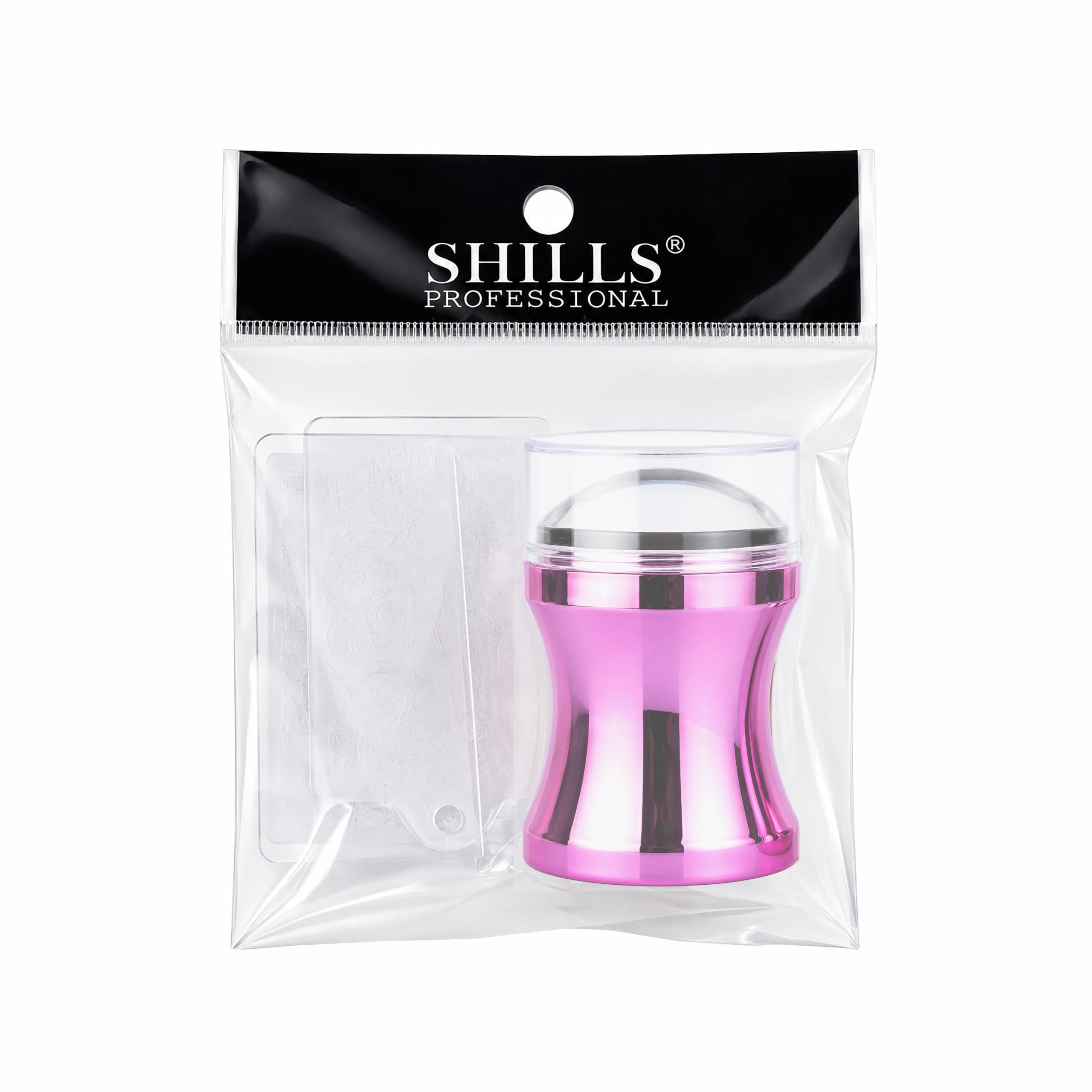 SHILLS PROFESSIONAL Silicon Nail Art Stamper for Nail Design, French Tips and DIY Nail Art, 1 Count-image-45