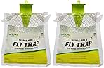 RESCUE! Outdoor Disposable Fly Trap, Green, 2 Pack