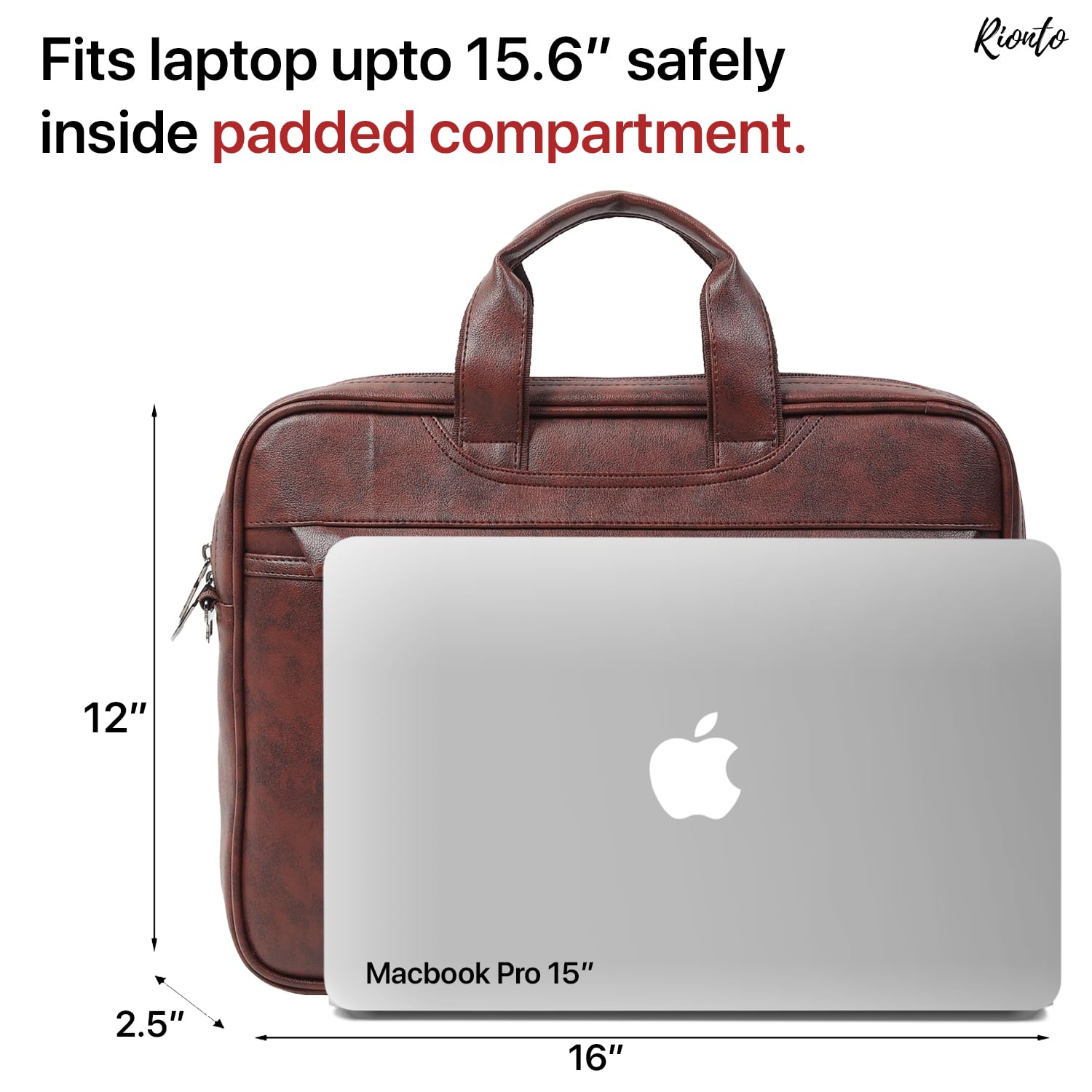 Diwali Sale Rionto Edge Vegan Leather Laptop Bags For Men Office Use Premium Office Bag For Man | Messenger Bag For Man | Supports Laptop Upto 15.6 Inch (Tan) 6 Diwali Sale Rionto Edge Vegan Leather Laptop Bags For Men Office Use Premium Office Bag For Man | Messenger Bag For Man | Supports Laptop Upto 15.6 Inch (Tan)