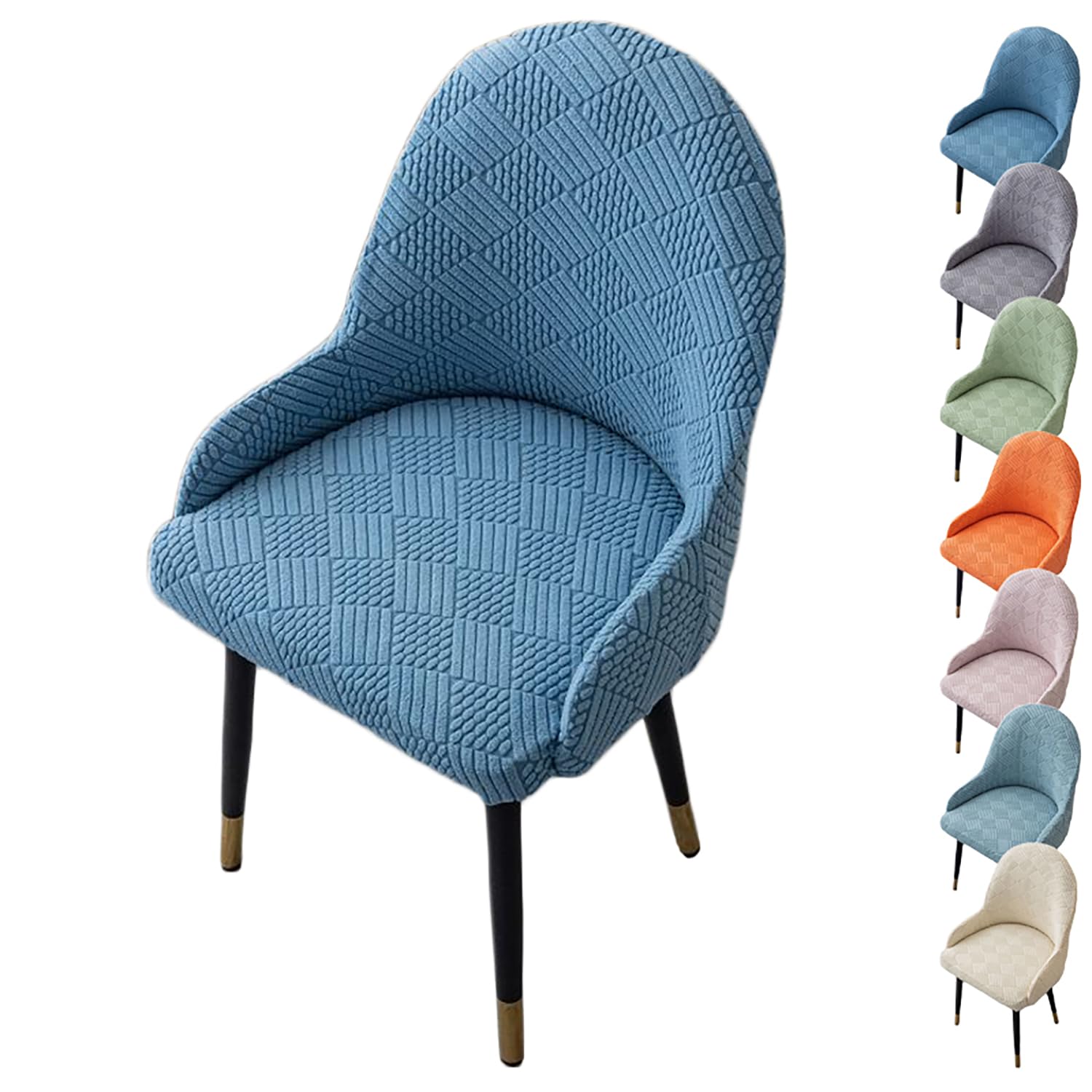 Housse de chaise jacquard épais au tissage haut de gamme