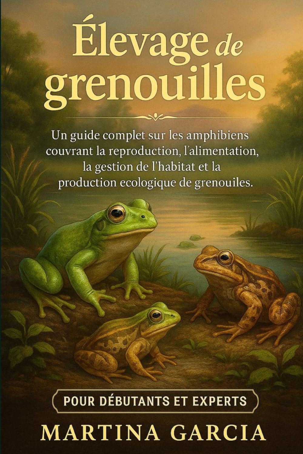 ÉLEVAGE DE GRENOUILLES: Un guide complet sur les amphibiens couvrant la reproduction, l’alimentation, la gestion de l’habitat et la production écologique de grenouilles.