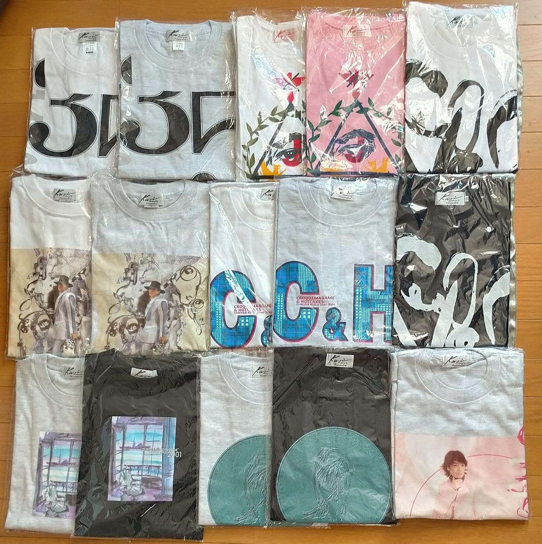 Amazon.co.jp: ジュリー沢田研二 ライブツアー Tシャツ15枚 : おもちゃ