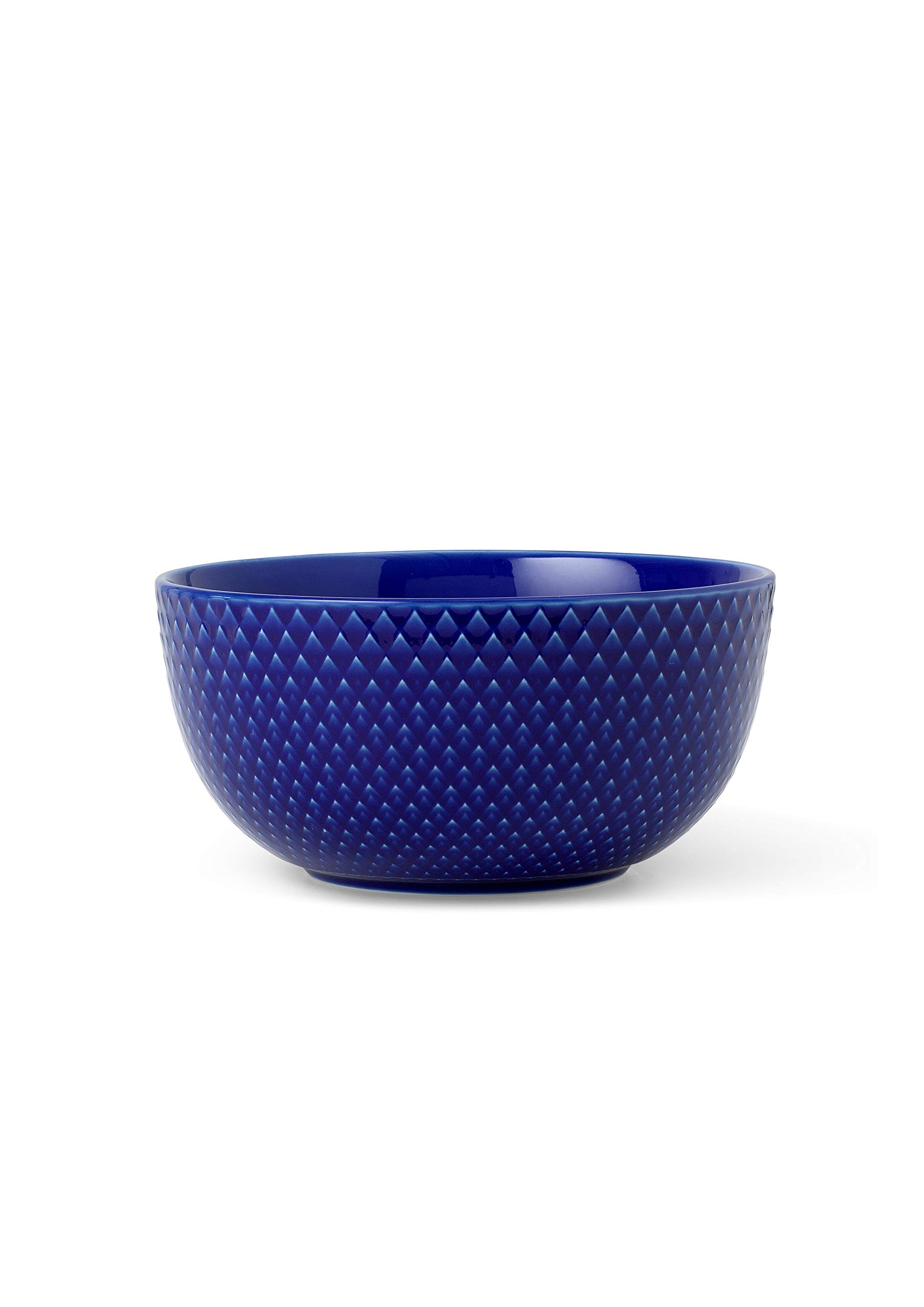 Lyngby Porcelæn ciotola Ø13 cm Rhombe Color Mix & Match in porcellana, blu