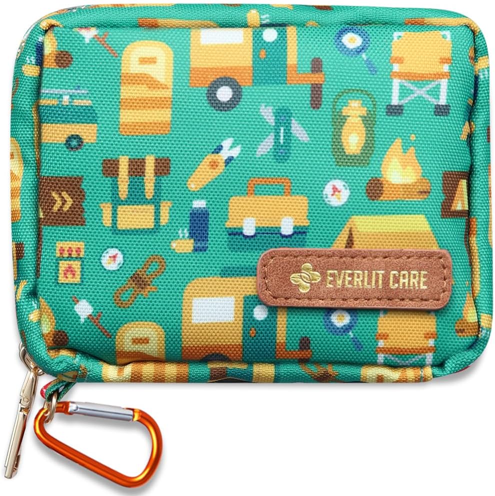 Compact First Aid Kit for Kids | 105 Essentials in Mini Storage Bag