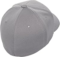 Vista 6 de THP Premium Flexfit - Gorro de sarga de algodón, plateado