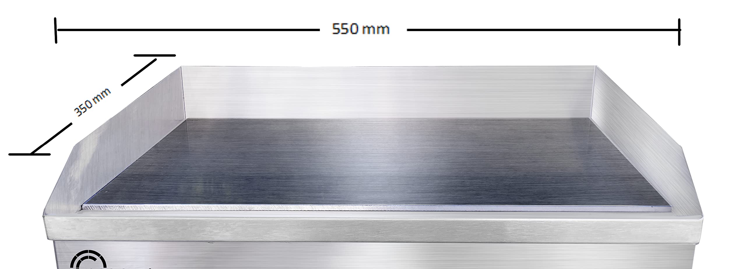 LITTLE BALANCE 8568 Snack Plus, Plancha électrique 6-8 personnes, Plaque de cuisson acier anti-adhésive 8 mm, 2900 W, Acier