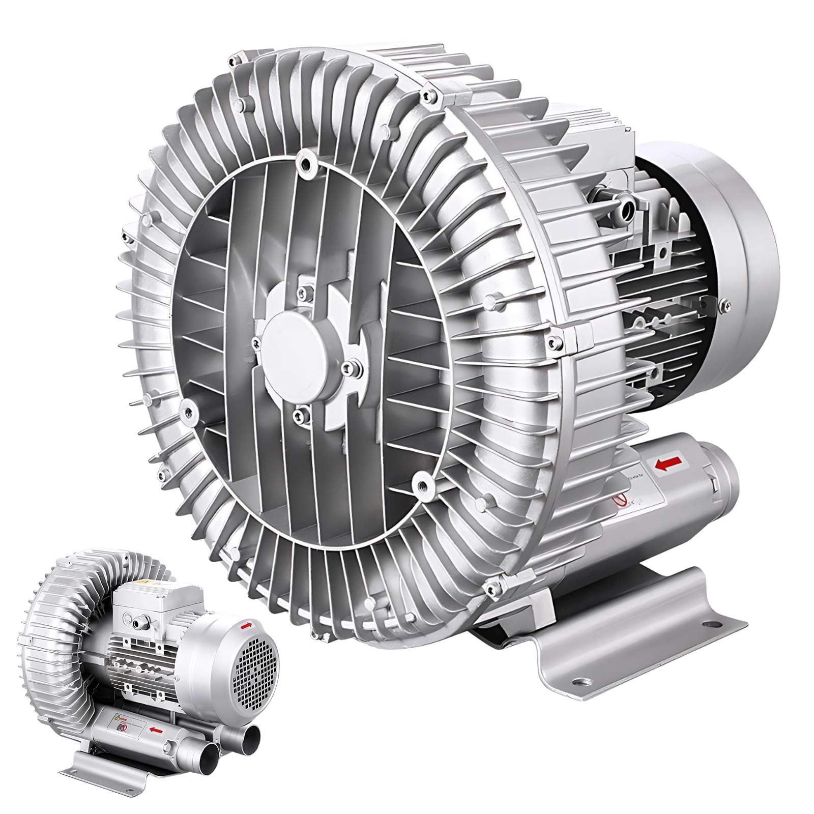 Bomba De Aire Regenerativa, Soplador Regenerativo Industrial, Ventilador De Vórtice Industrial, Oxigenación De Acuarios Y Aireación De Estanques De Peces