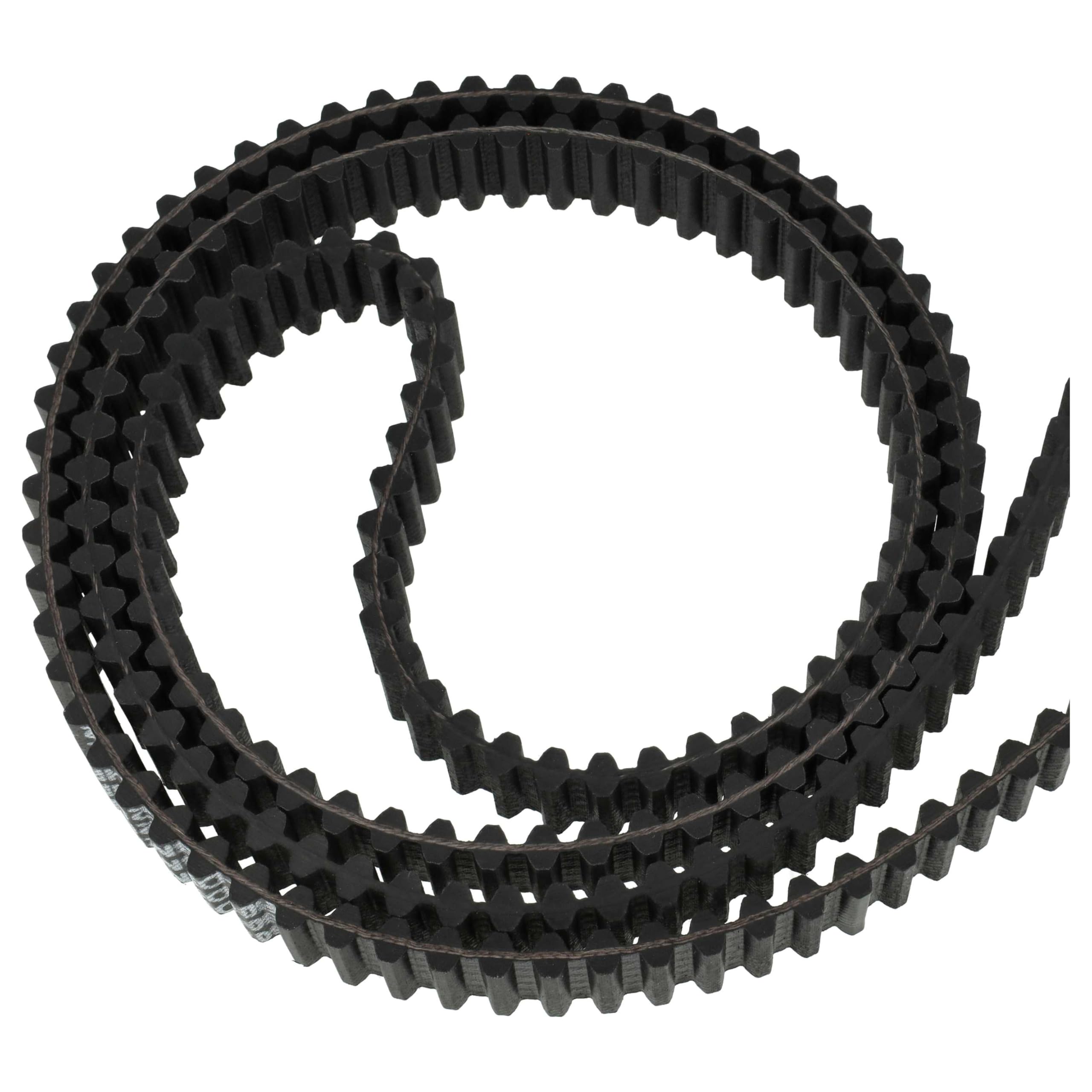 vhbw Cinghia trapezoidale compatibile con Castelgarden TC 102 hydro, 102 tosaerba - cinghia dentata doppia