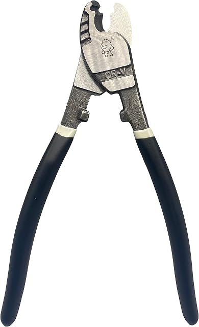 BOOSDEN 8 inch Cable Cutters,Cable Shears, High Leverage Cable Pliers for Aluminum,Wire,Communications Cable Cutting