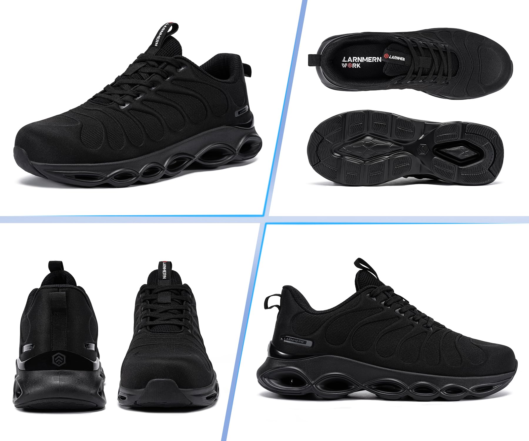 LARNMERN Damen Wcus01affBau-Schuhe
