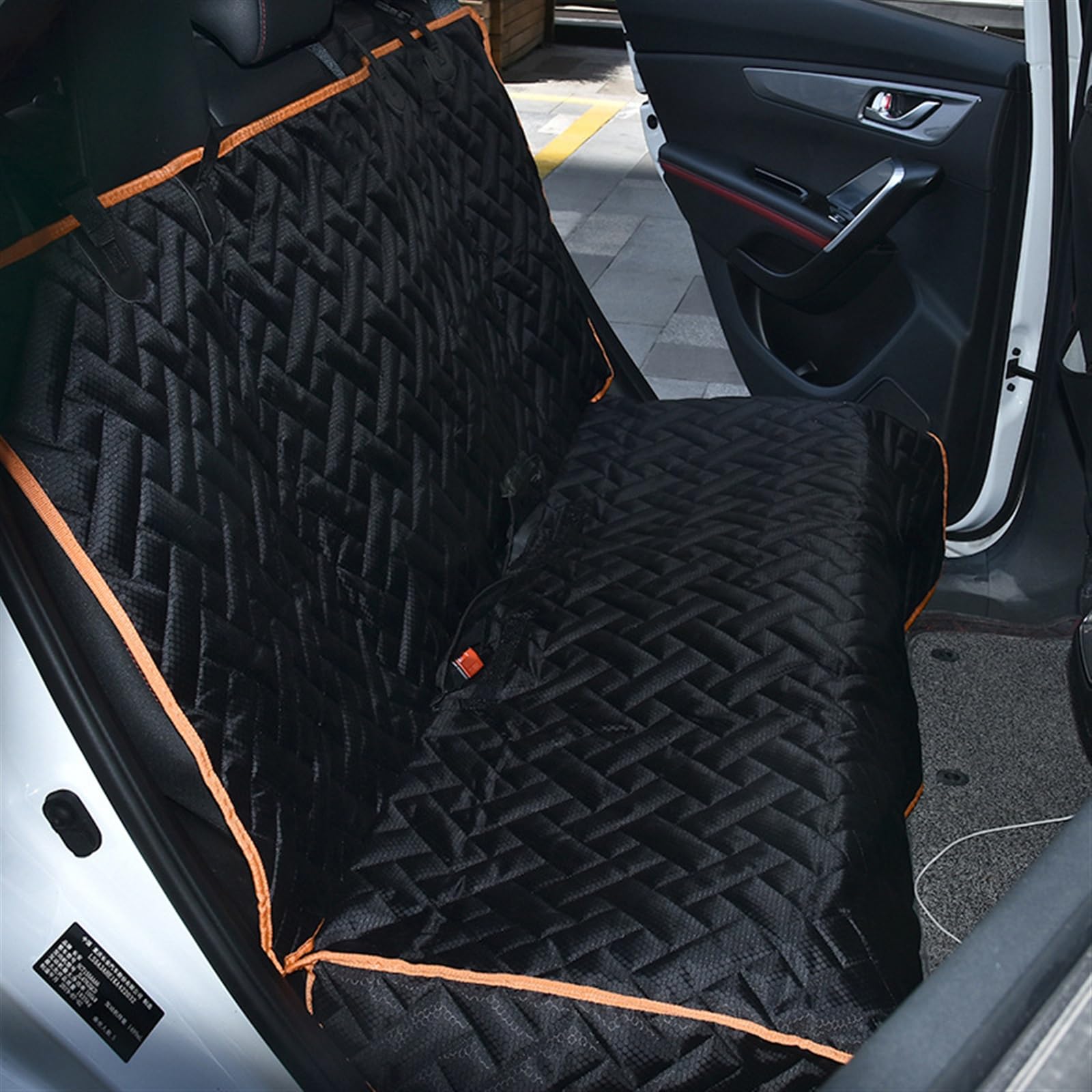 Hundedecke Hundegeschirr zurück Haustier Hund Autositzbezug Kissen Hängematte Hundedecke für Autorückbank