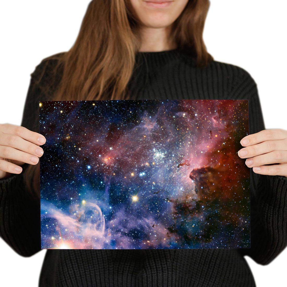 Destination Vinyl Posters A4 - Nebula Galaxy Space NASA Art Print 29.7 X 21 cm 280gsm satin gloss photo paper #8945