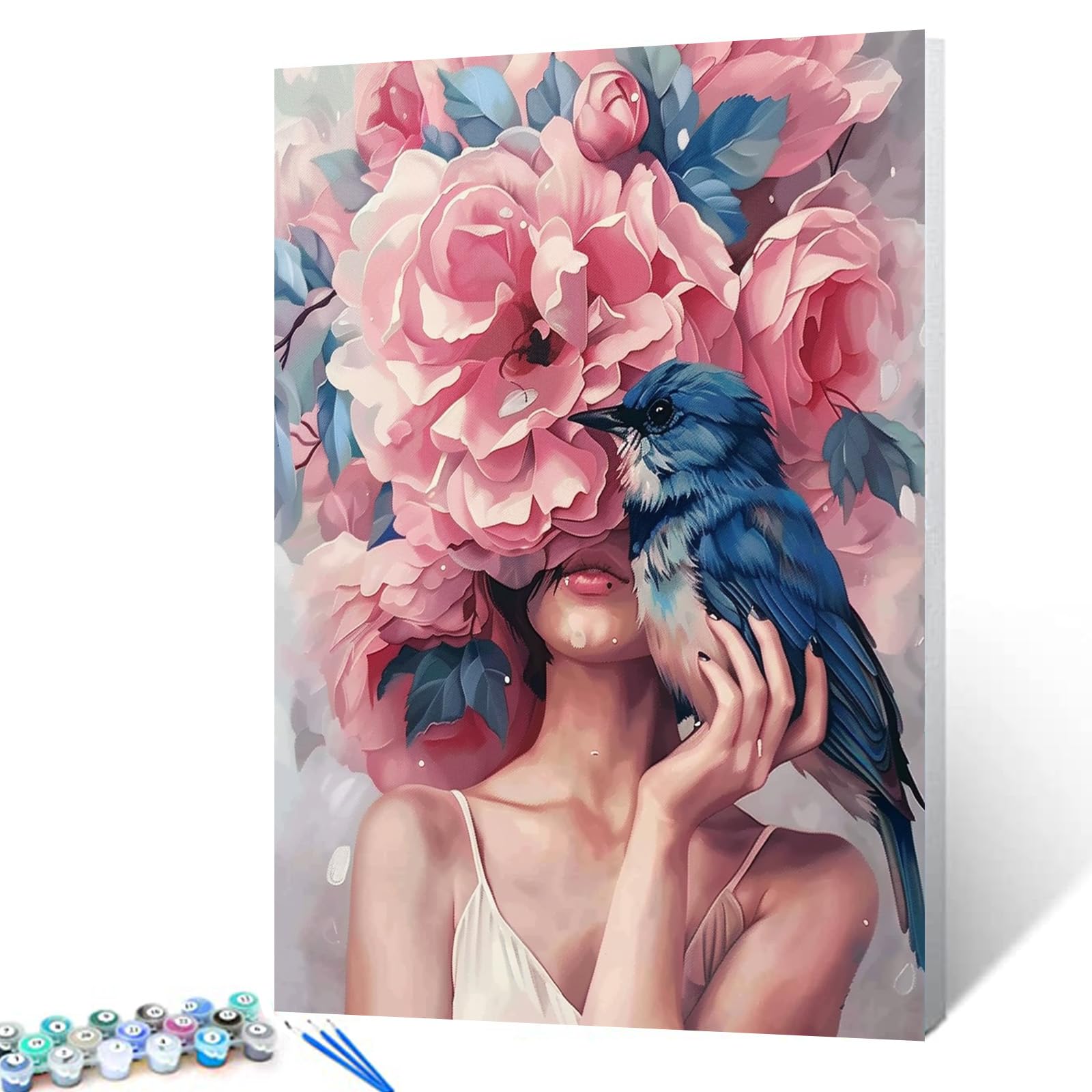 GATYZTORY Frame DIY Girl Painting By Numbers Figure Picture Paint By Numbers Mod