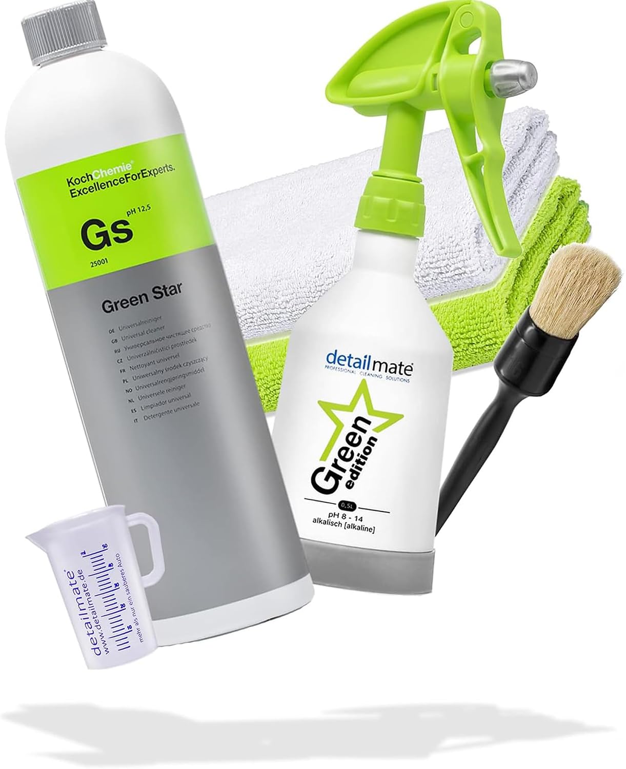 Onbekend detailmate Green Star Car Interior Cleaning Kit Koch C accessoire voor tapijtreiniger