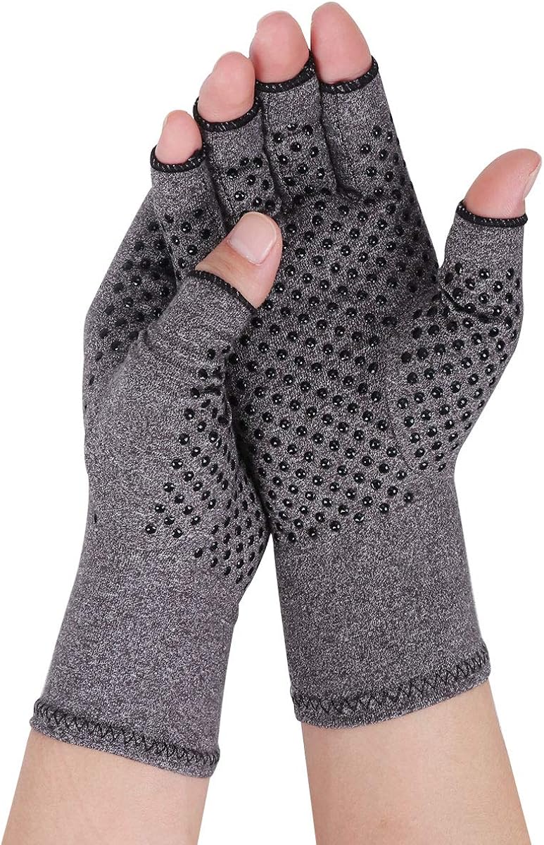 guanti per l'artrite per le donne con le dita