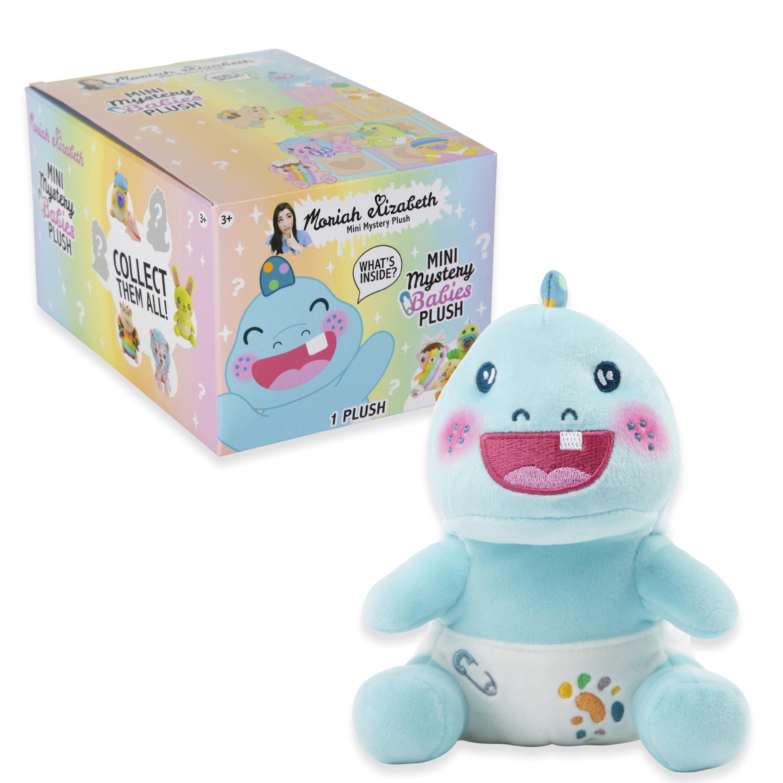 Moriah Elizabeth Mini tajemniczy plusz, seria 4, Baby Mystery Plush, YouTube Craft Channel, Blind Box, 1 z 8 możliwych, oficjalny produkt