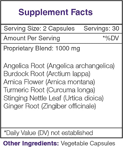 Miniatura 3 de Secrets of the Tribe - Secreto del dolor en las articulaciones, dolor en las articulacionesmovilidad, mezcla de suplementos de hierbas (60 cápsulas)