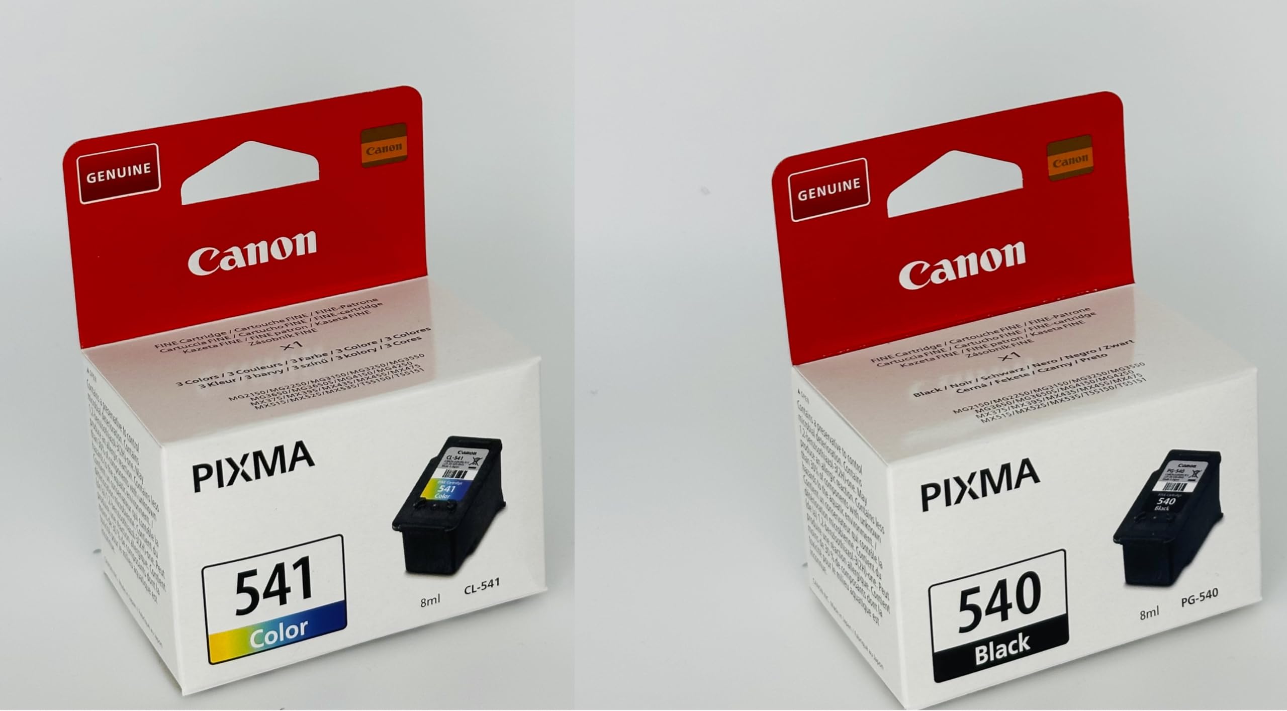 Canon PG540-CL541 Ink Cartridge Value Pack - Packaging may vary