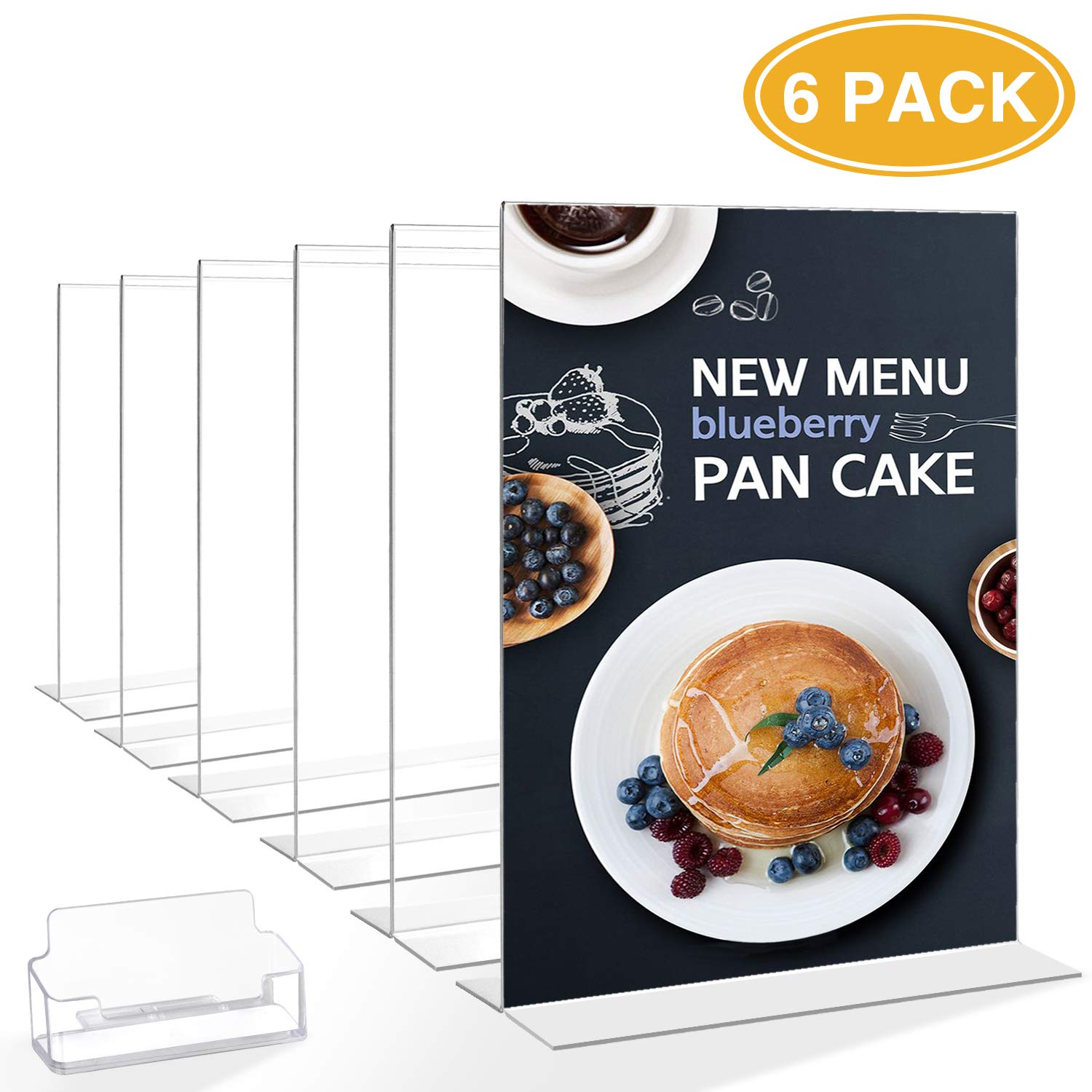 Buy TSIGN Acrylic Sign Holder 8.5 x 11 Inches T Shaped DoubleSided