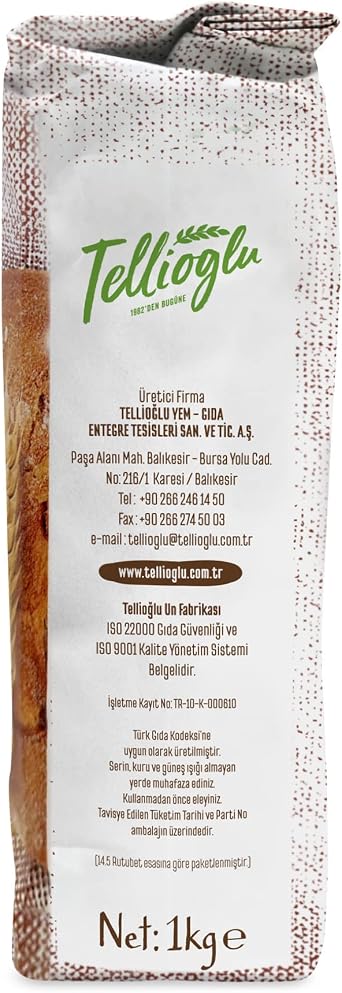 Tellioğlu Whole Wheat Flour 1 Kg
