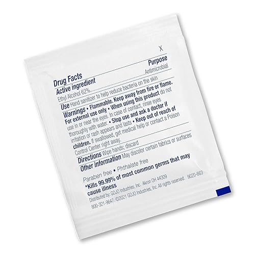 Miniatura 7 de PURELL Toallitas desinfectantes para manos con fórmula de alcohol, sin fragancia, 1000 paquetes de toallitas desinfectantes para manos envueltas