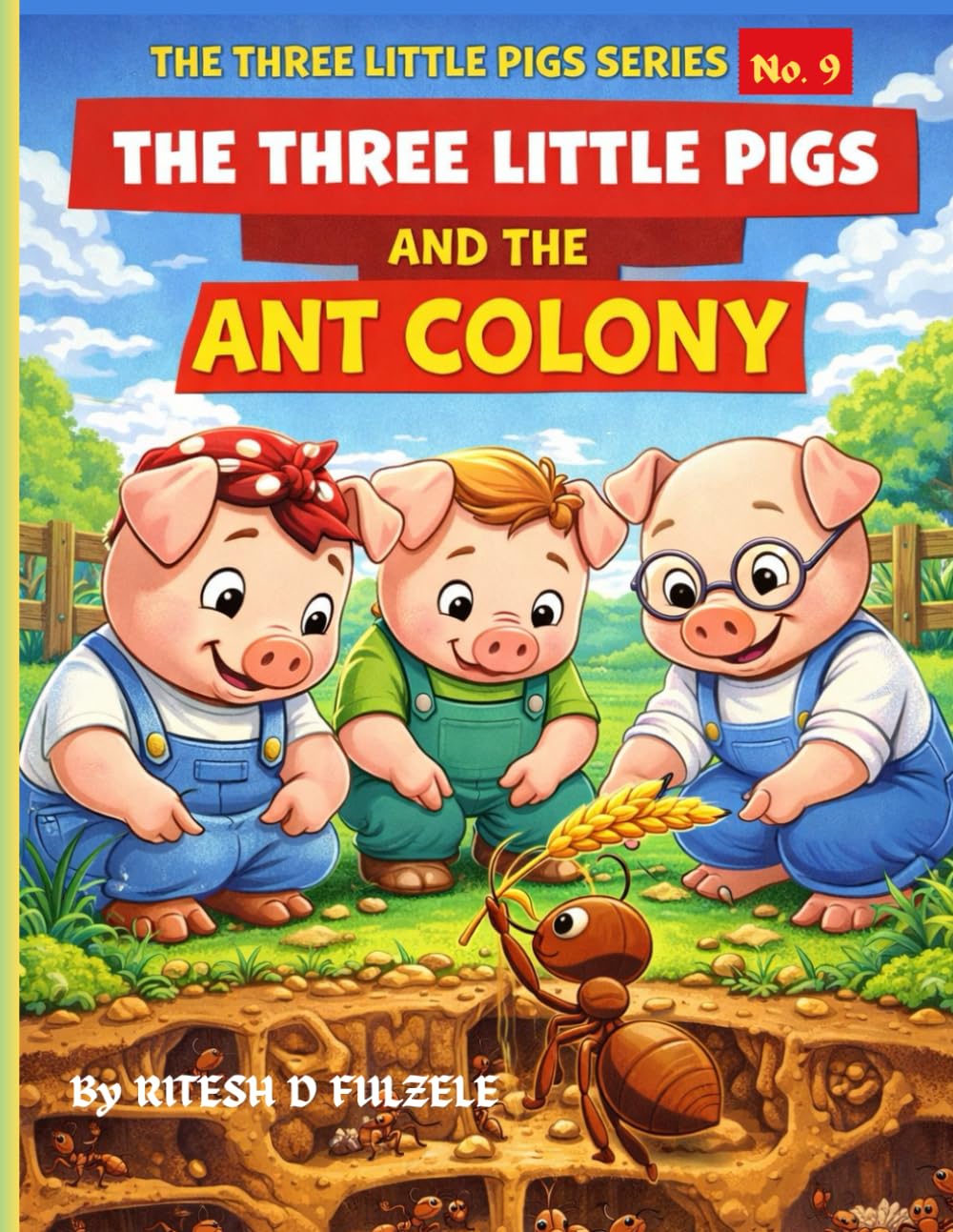 THE THREE LITTLE PIGS AND THE ANT COLONY: THE THREE LITTLE PIGS SERIES EDITION NO. 9
