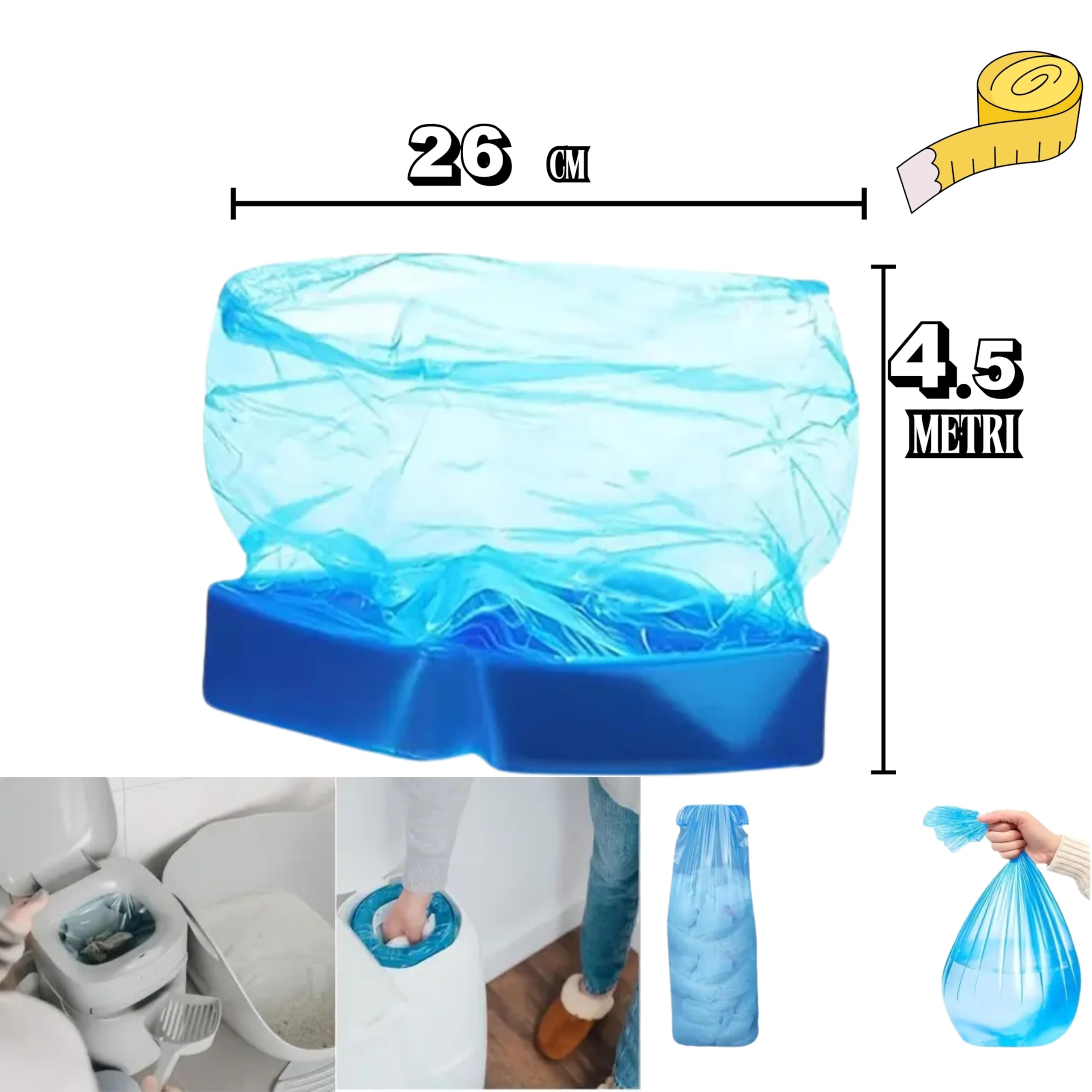 Ricarica compatibile con mangiapannolini Tommee Tippee Twist & Click, Sangenic Tec e Simplee – Confezione da 12 ricariche