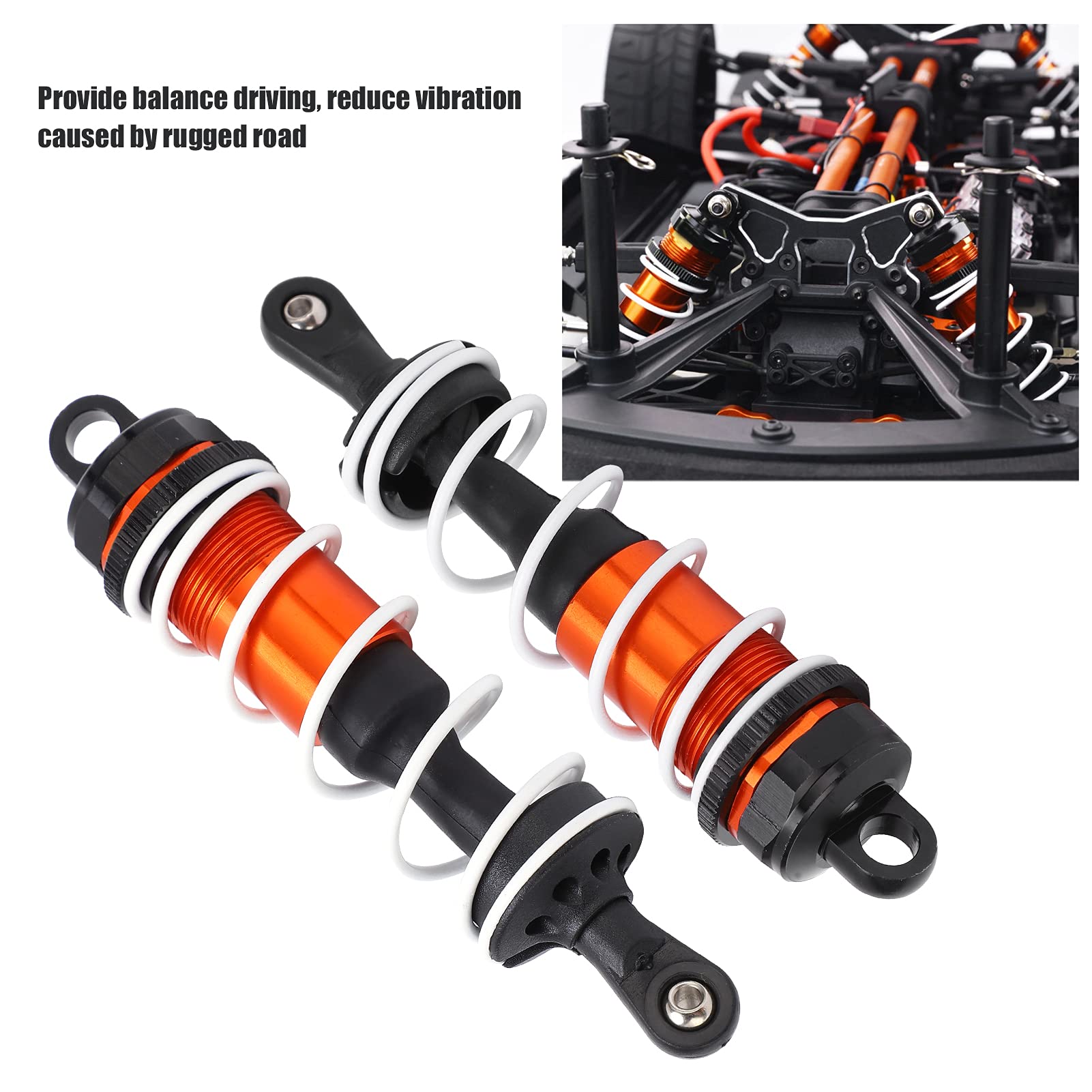 110mm RC Shock Damper, Damping Absorbers for ZD Racing 1/8 1/7 RC Car Balance Driving Reduce Vibration