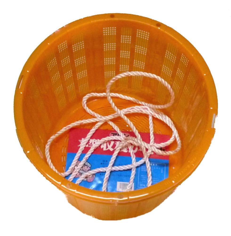 Amazon | アロン化成 丸型収穫かご 中 (ひも付) | 収穫袋・かご