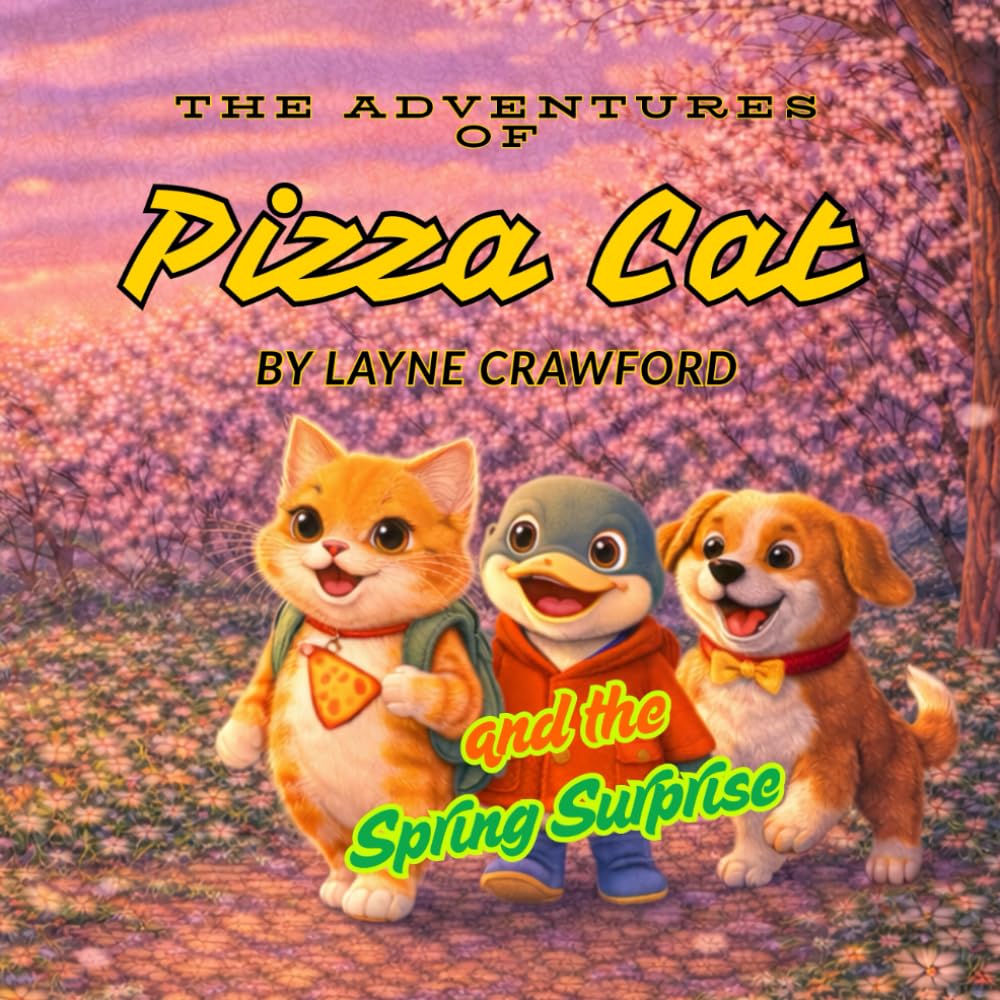 Pizza Cat and the Spring Surprise: A Heartwarming Spring Adventure About Friendship and Helping Others (Pizza Cat Adventures)