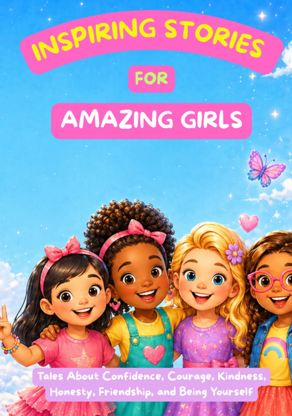 Inspiring Stories for Amazing Girls: Tales About Confidence, Courage, Kindness, Honesty, Friendship, and Being Yourself