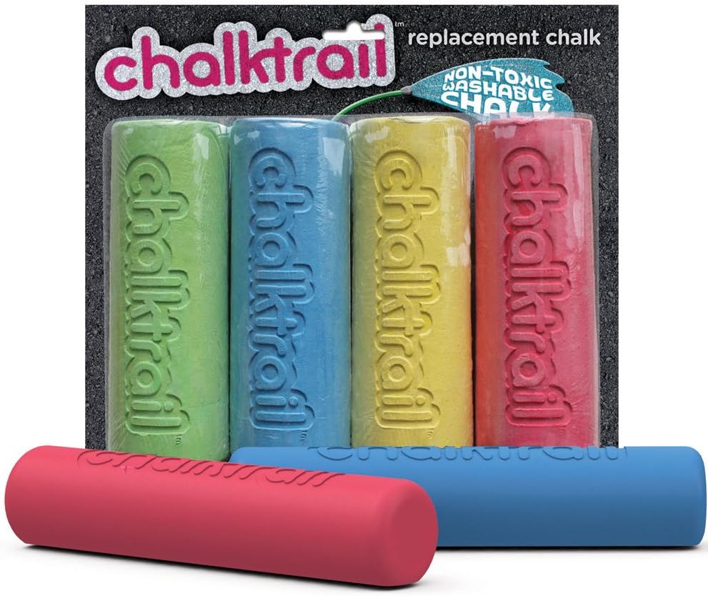 Chalktrail Replacement Chalk, Pack of 4
