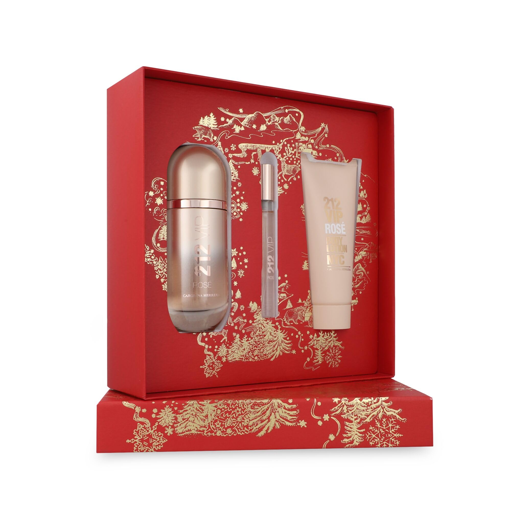 Amazon.com : Carolina Herrera 212 Vip Rose 3-Piece Gift Set  display picture 2