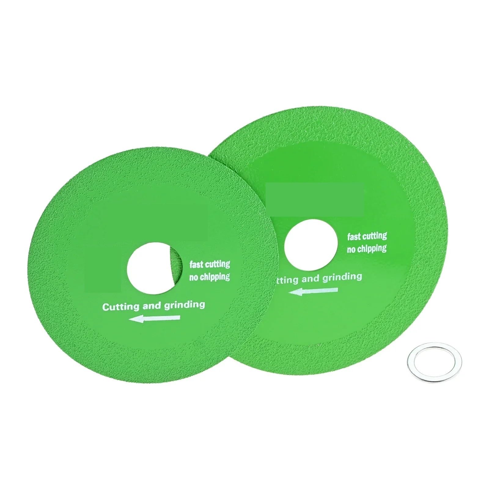 Disque de coupe en verre pour meuleuse d'angle 4/4, 5 pièces, meulage bouteilles vin cristal Jade, carrelage céramique(115mm)