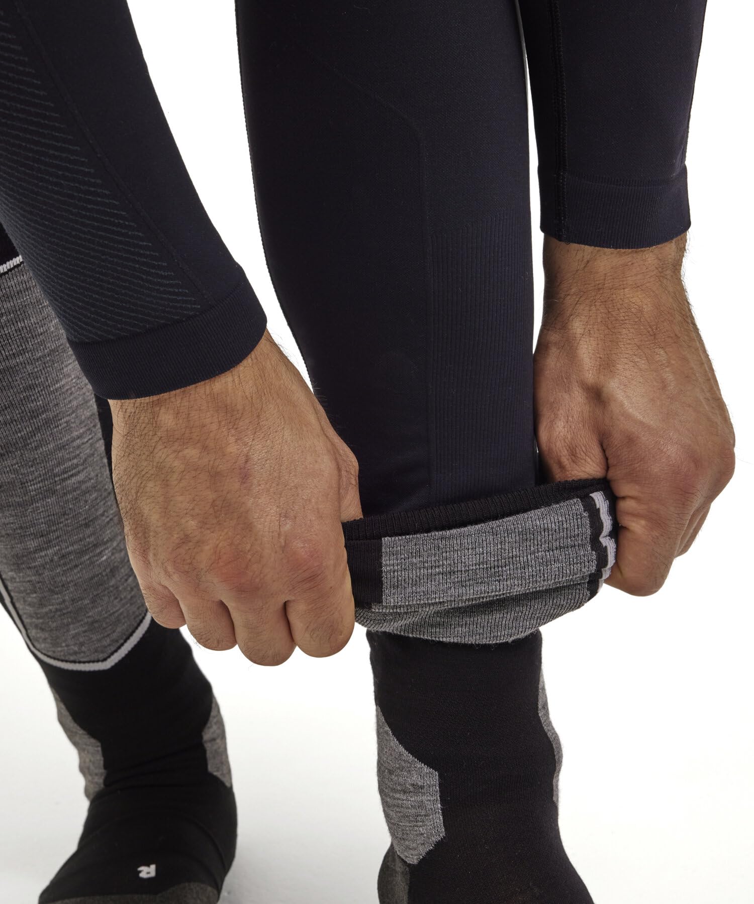 FALKE uomo Warm Long calzamaglia sportiva tecnica per temperature da miti | termoregolazione per temperature da calde a fredde