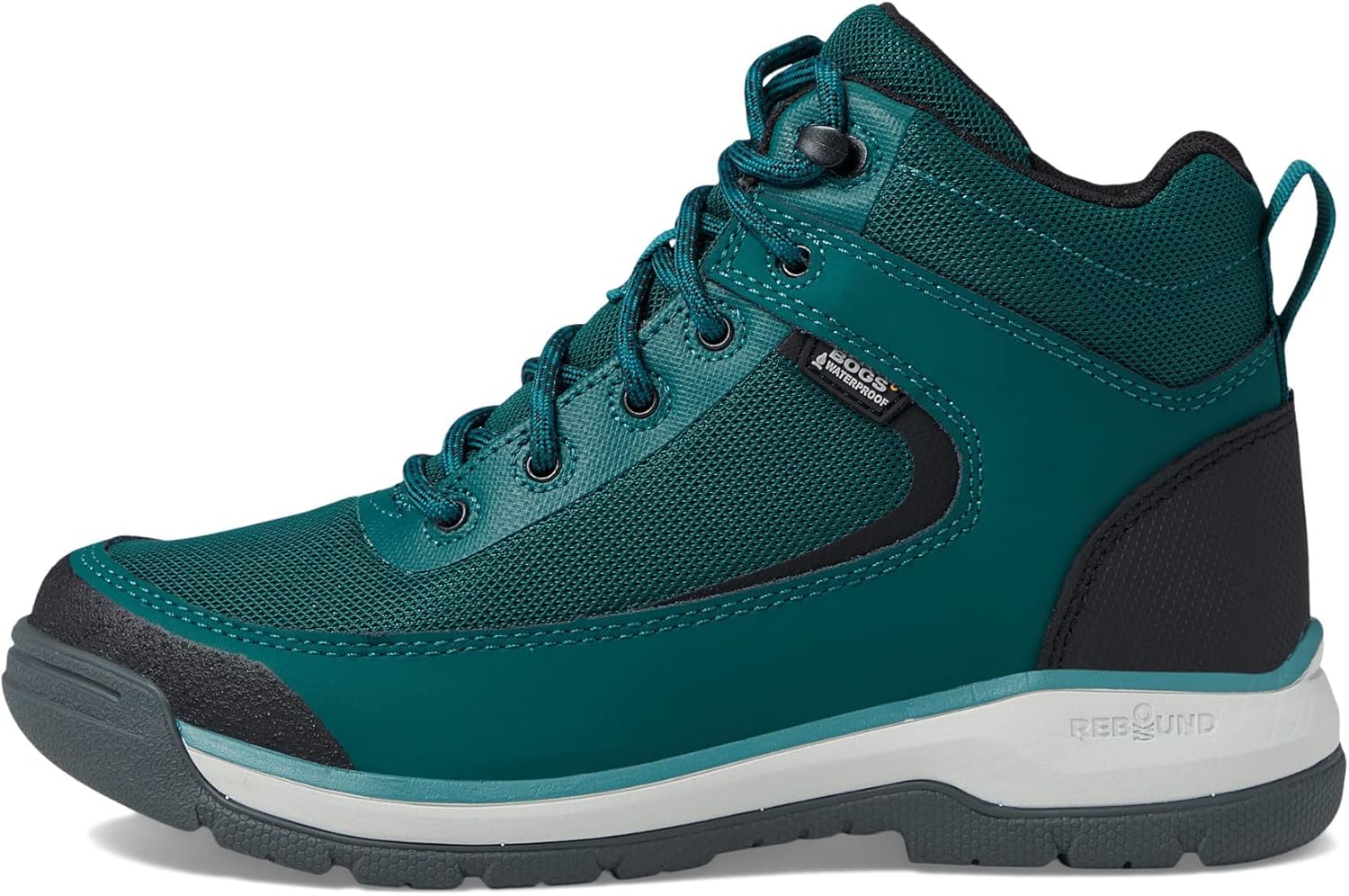 Bogs Womens Shale Mid Soft Toe Waterproof Boot Rain, Emerald Multi, 8
