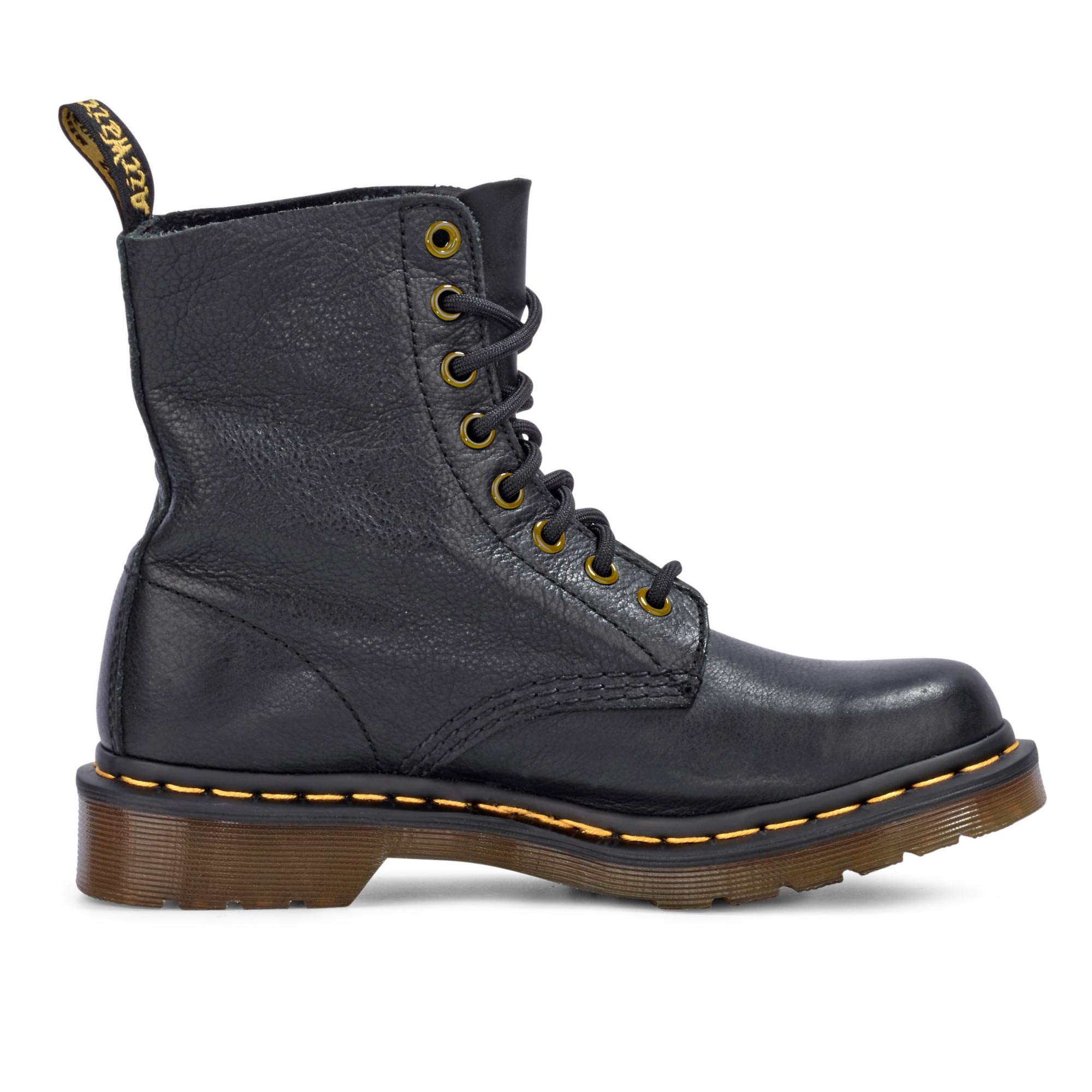 Dr. Martens Pascal Buttero, Bovver Boots Donna, Nero Black Virginia, 40 EU