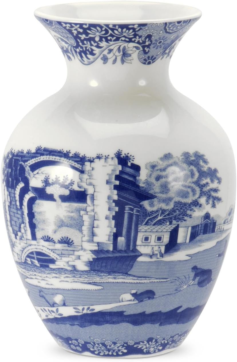 Portmeirion Home & Gifts Vase, Blue & White