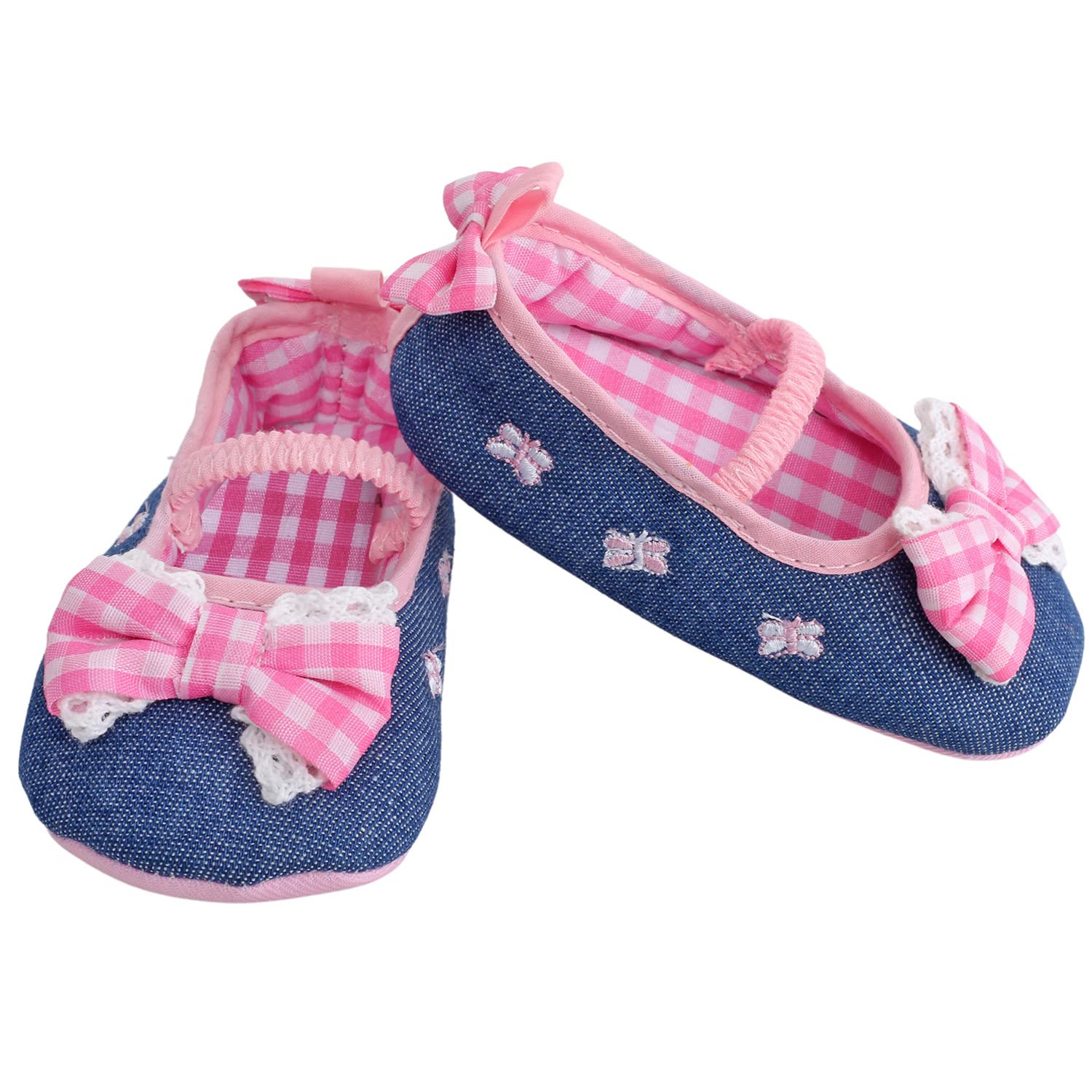 babymoo Hearts Comfortable & Breathable Baby Unisex Booties | Cozy Fleece Infant All Seasons Footwear Pink Sneakers-picture-14