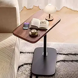 Mesa Premium De Apoio Lateral Para Sofá E Cama, Estrutura Resistente, Encaixe Perfeito, Portátil, Compacta, Multiuso, Marca VARENZIA