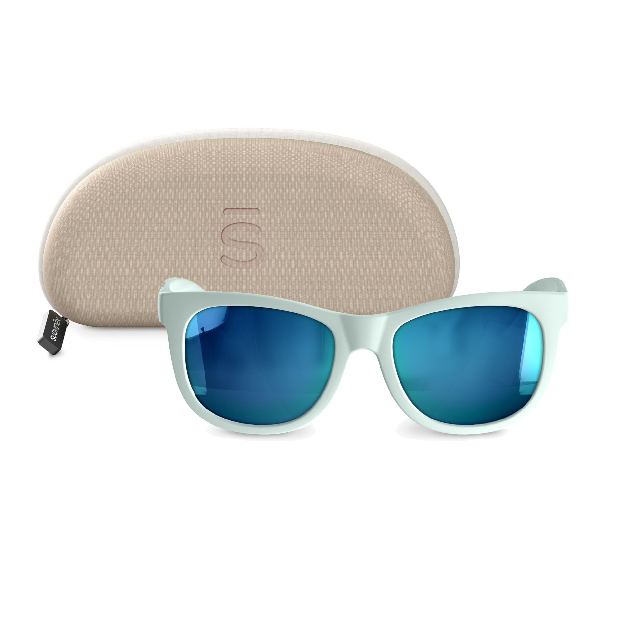 SUAVINEX Suavinex, Gafas de Sol para Bebés de 0 a 12 Meses, Polarizadas, con Filtro UV400, Cat. 3, 100% Protección Rayos UVA y UVB, Funda Incluida, Muy Flexibles y Ligeras, Redondas, Modelo 2026