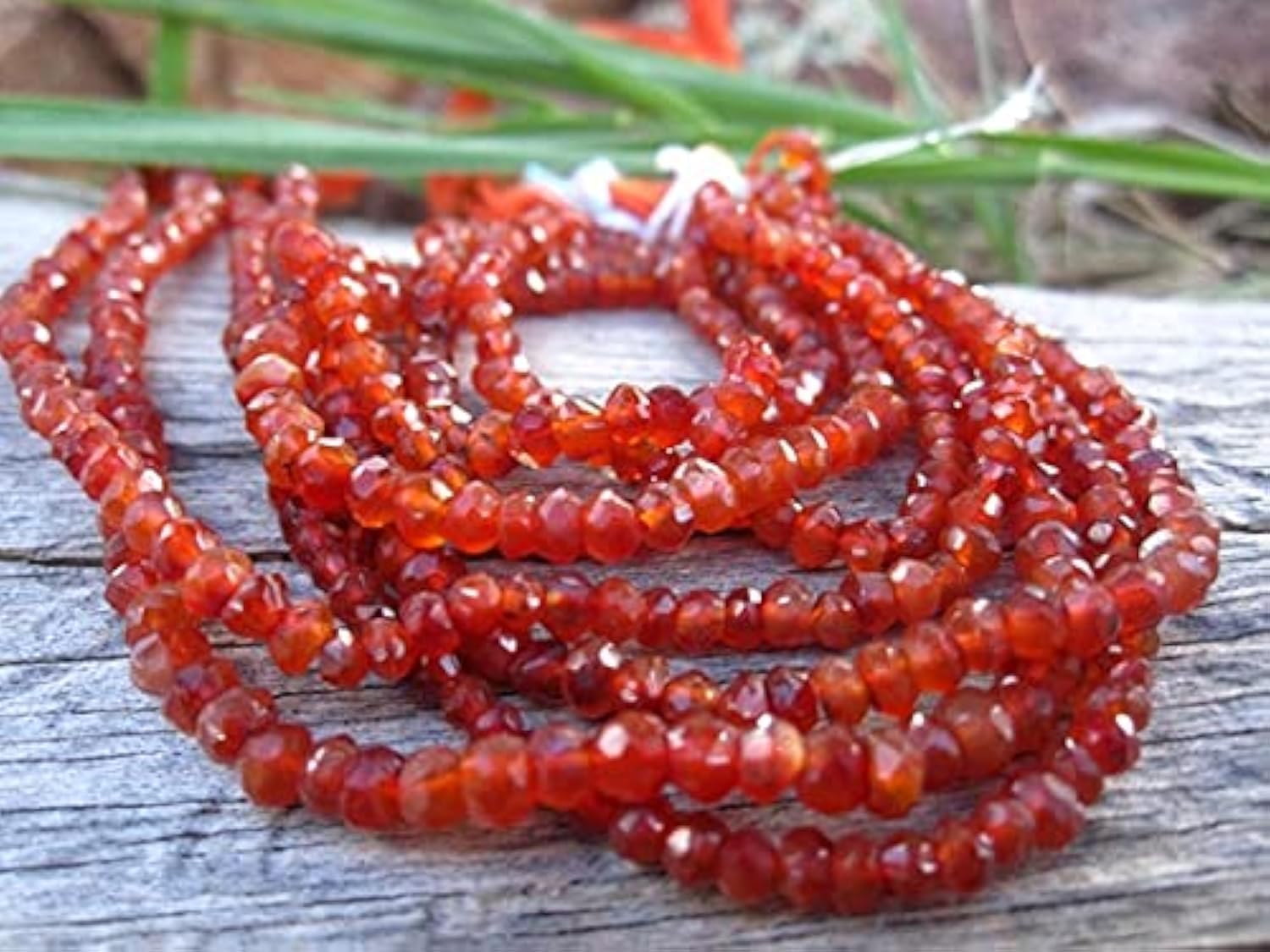 Cornaline beads rondelles de qualité supérieure pour joaillerie fine