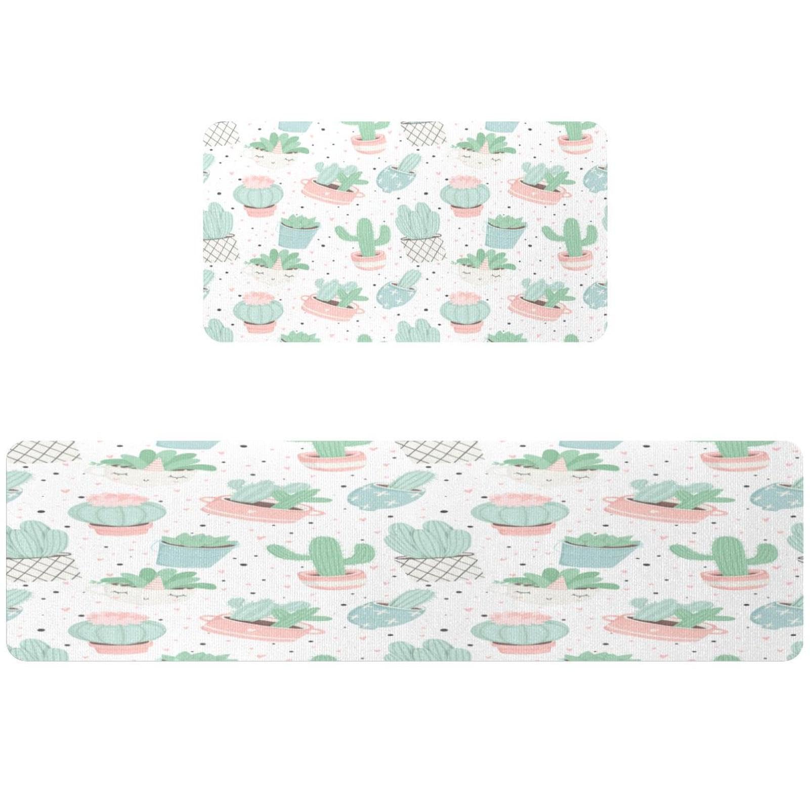 Tapete absorbente VAPOKF antideslizante de 2 piezas para cocina y cuarto de lavado