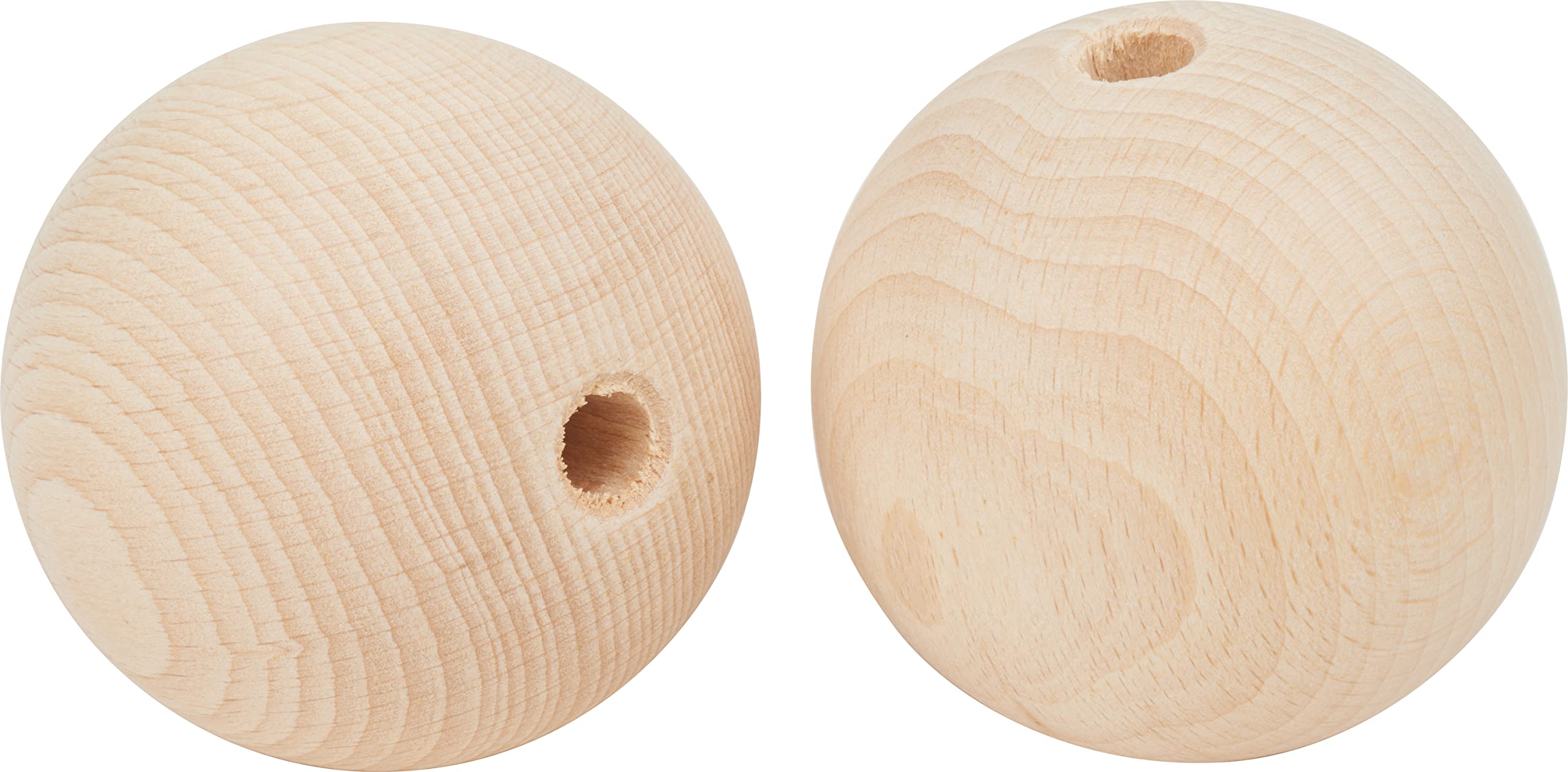 VBS Half geboord houten ballen 10 mm 50 stuks VBS Half geboord houten ballen 10 mm 50 stuks